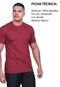 Kit 2 Camisetas Masculinas Algodão Básica Sem Estampa Macia Tamanho Adulto Sublimação Techmalhas Bordô/Vermelho - Marca TECHMALHAS