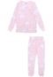 Pijama Fakini Longo Infantil Unicórnio Rosa - Marca Fakini