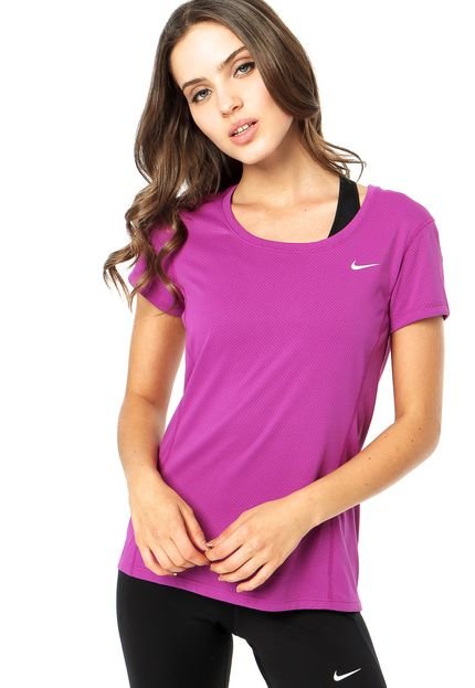 Camiseta Nike Dri-Fit Contour Roxa - Marca Nike