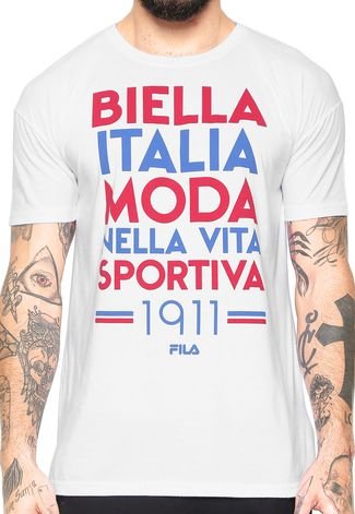 Camiseta Fila Moda 1911 Cinza