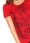 Camiseta Colcci Rock Vermelha - Marca Colcci