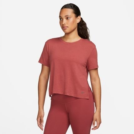 Camiseta Nike Yoga Dri-FIT Feminina - Marca Nike