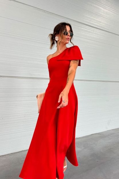 Vestido Vanibele Midi Vermelho - Marca Vanibele