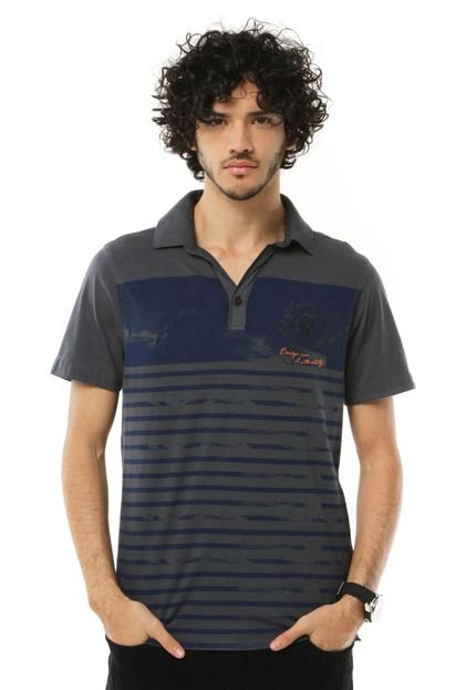 Camisa Polo Calvin Klein Jeans Spotted Cinza - Marca Calvin Klein Jeans