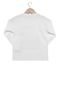 Camiseta Milon Manga Longa Menino Branco - Marca Milon