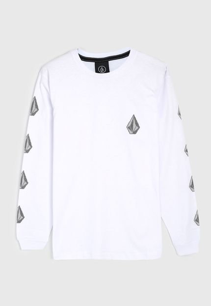 Camiseta Volcom Infantil Estampada Branca - Marca Volcom
