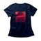 Camiseta Feminina Hex Colors Helvética - Azul Marinho - Marca Studio Geek 