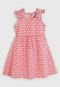 Vestido Rovitex Infantil Floral Rosa - Marca Rovitex