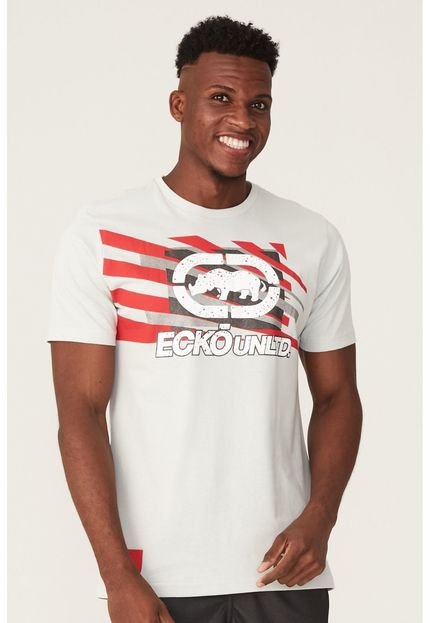 Camiseta Ecko Estampada Cinza - Marca Ecko