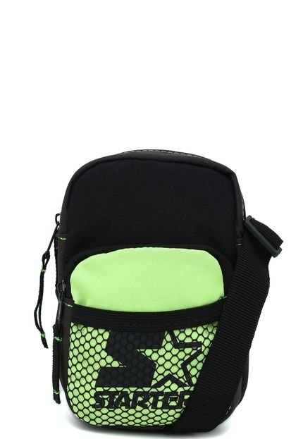 Bolsa Starter Shoulder Bag Neon Verde/Preta - Marca S Starter