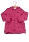 Jaqueta Carinhoso Recortes Infantil Rosa - Marca Carinhoso