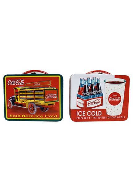Lancheira Coca-Cola Ice Cold Multicolorida - Marca Coca Cola Home Collection