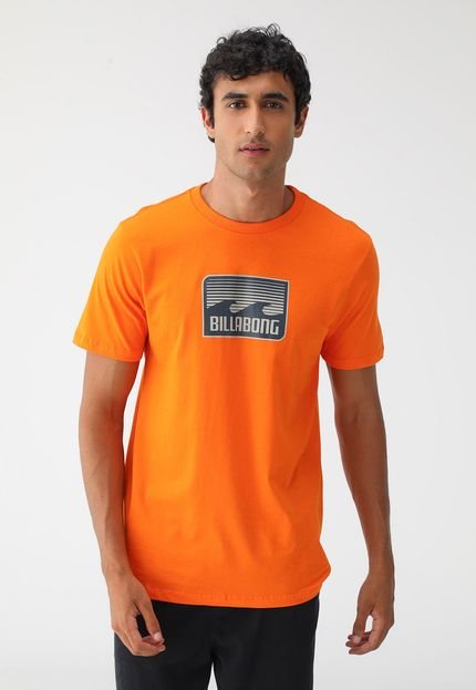 Camiseta Billabong Reta Laranja - Marca Billabong