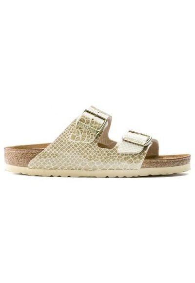 Birkenstock arizona magic snake gold sale