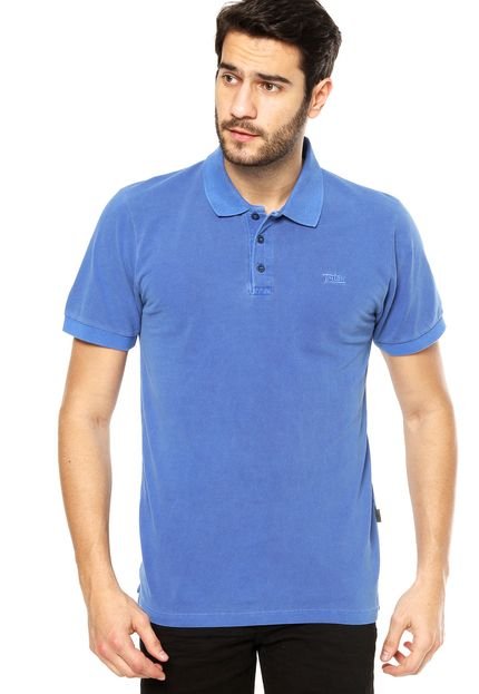 Camisa Polo Triton Básica Azul - Marca Triton