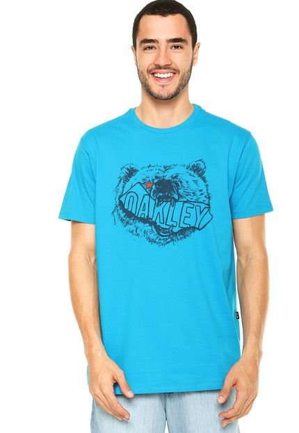 Camiseta Oakley Bear Revolt Azul - Marca Oakley