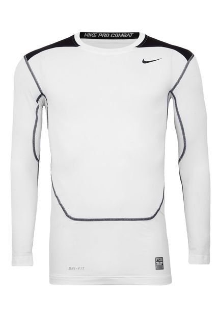 Camiseta Ml Nike Core Compress Branca - Marca Nike