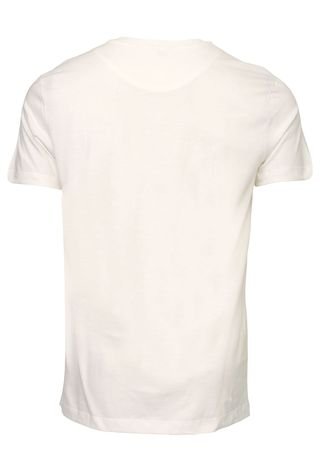 Camiseta Calvin Klein Bolso Off-White