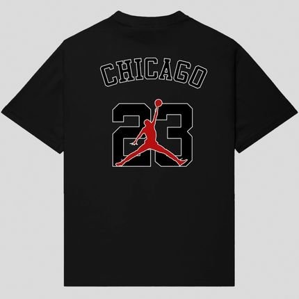 Camiseta Oversized Streetwear Off-Y Bulls 23 Black - Marca Prison