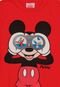 Camiseta Infantil Brandili Mickey Mouse Vermelha Disney - Marca Brandili