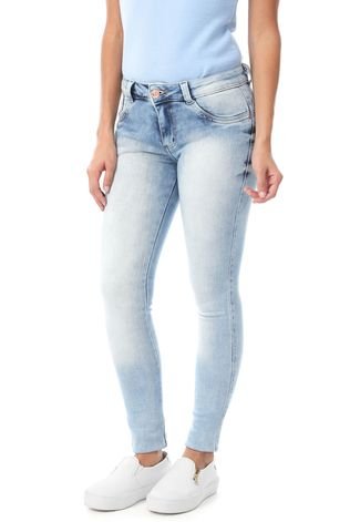 Calça Jeans Biotipo Skinny Beatriz Azul