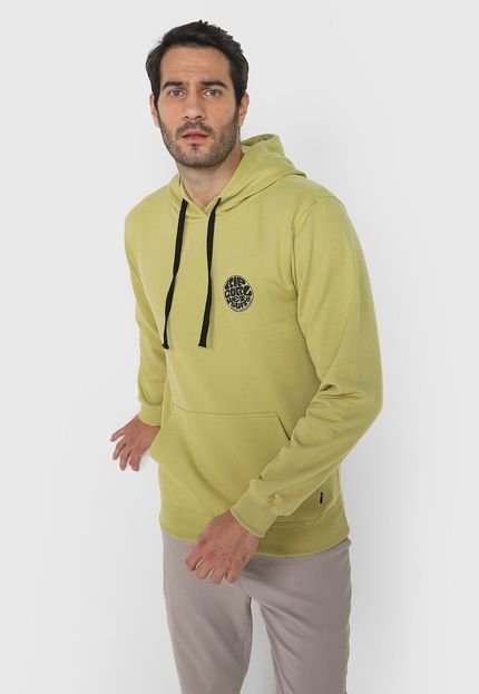 Blusa de Moletom Flanelada Fechada Rip Curl Wettie Po Verde - Marca Rip Curl