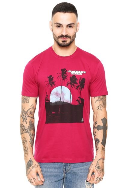 Camiseta Reef Landscape Rosa - Marca Reef