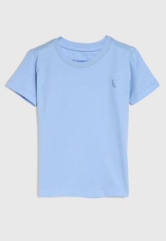 Camiseta Reserva Mini Infantil Logo Azul