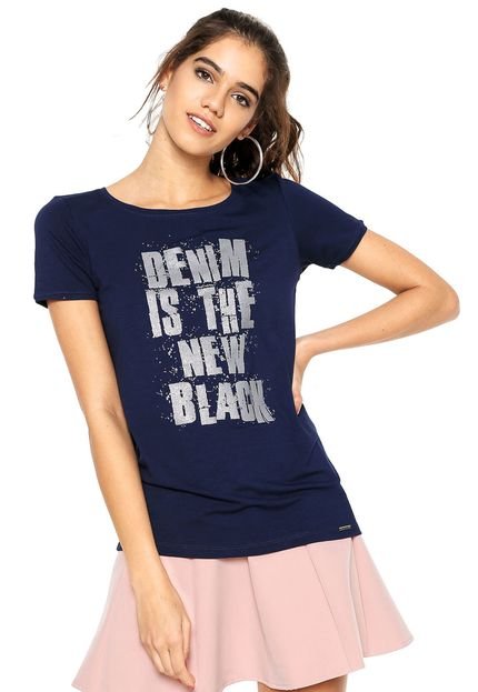 Camiseta Disparate Is The New Azul - Marca Disparate