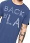 Camiseta Replay Back in LA Azul - Marca Replay