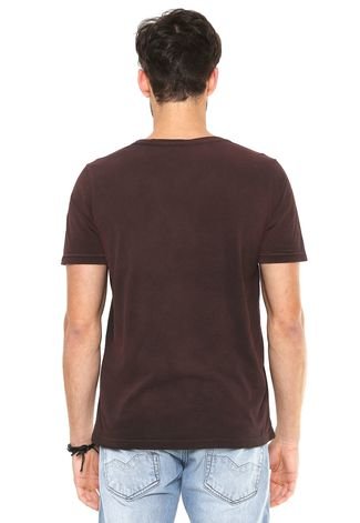 Camiseta John John Logo Vinho - Compre Agora