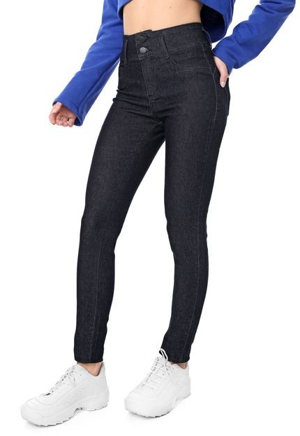 Calça Jeans Sawary Skinny Lisa Azul-marinho - Marca Sawary