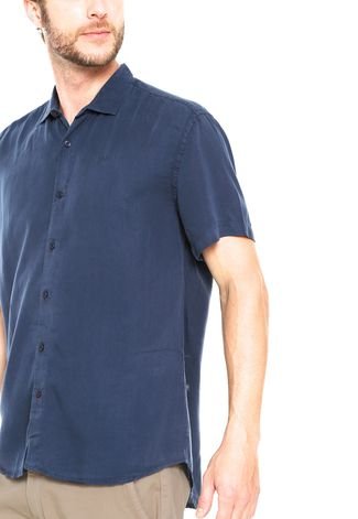 Camisa Forum Smooth Azul-marinho