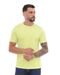 Camiseta de Algodão Egípcio Masculina Básica 90102 Verde Lima Consciência - Marca Consciência