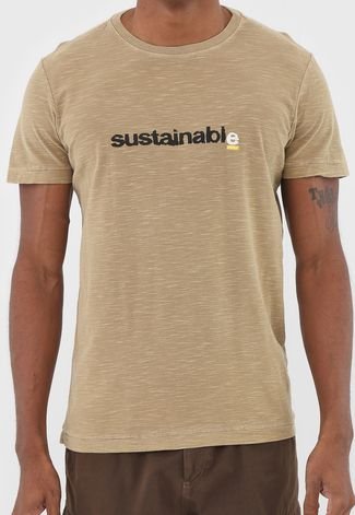 Camiseta Osklen Sustainable Bege