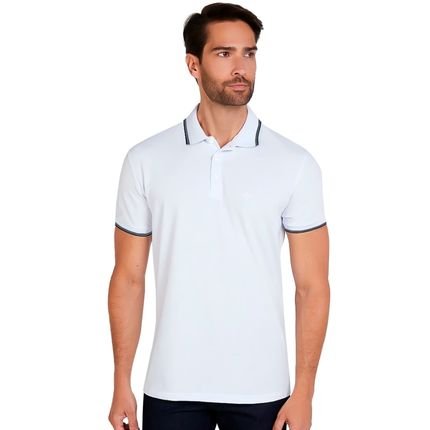 Camisa Polo Dudalina Essentials Ou24 Branco Masculino - Marca Dudalina