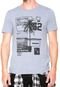 Camiseta FiveBlu Manga Curta Slim Coconut Cinza - Marca FiveBlu