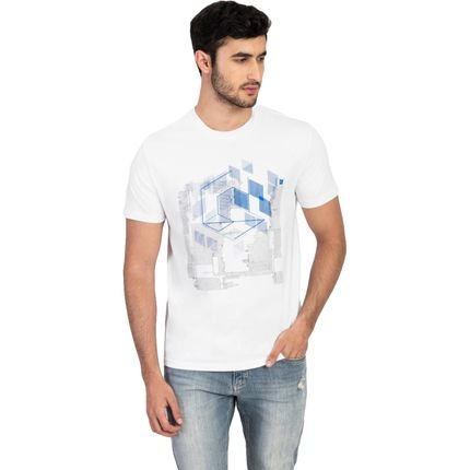 Camiseta Aramis Cubo Mágico V23 Branco Masculino - Marca Aramis