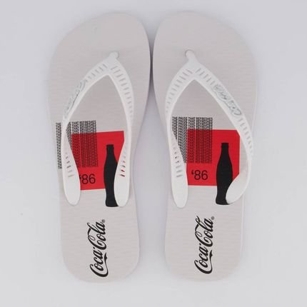 Chinelo Coca Cola Waterford Branco - Marca Coca-cola