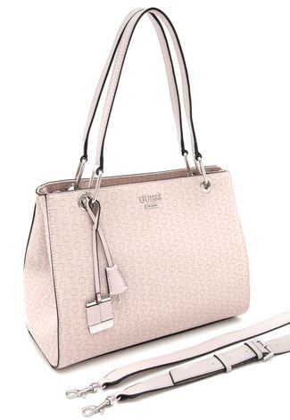 Bolsa Guess Logo Rosa - Compre Agora | Dafiti Brasil