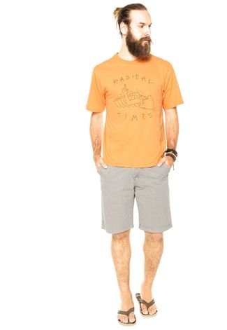 Camiseta Quiksilver Radical Tube Tangerine Laranja