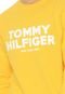 Moletom Fechado Tommy Hilfiger Lettering Amarelo - Marca Tommy Hilfiger