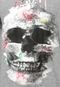Camiseta Blunt Flowers Skull Cinza - Marca Blunt