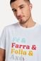Camiseta Estampada Fe Farra Folia Axe Reserva Branco - Marca Reserva