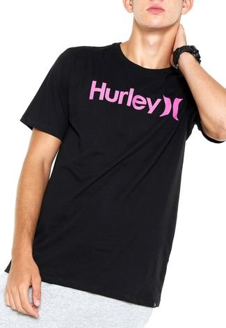 Camiseta Hurley Color Cmyk Preta