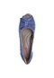 Peep Toe Laço Azul - Marca Comfortflex