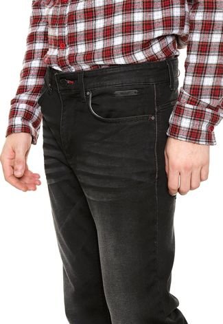 Calça Jeans Wrangler Jersey Denim Preta