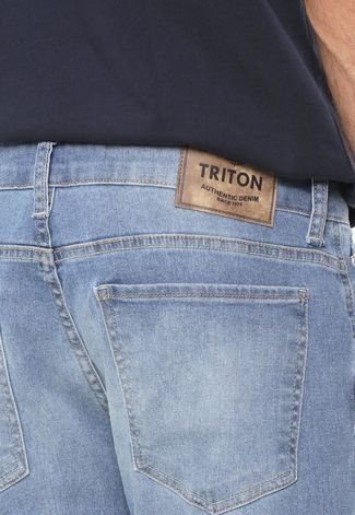 Calça Jeans Triton Reta Gilson Azul