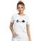 Kit 2 Camiseta Feminina Babylook de Algodão Gola Redonda Estilo Casual Confortavel Estampada - Marca Relaxado