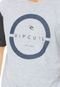 Camiseta Rip Curl Split Logo Cinza - Marca Rip Curl